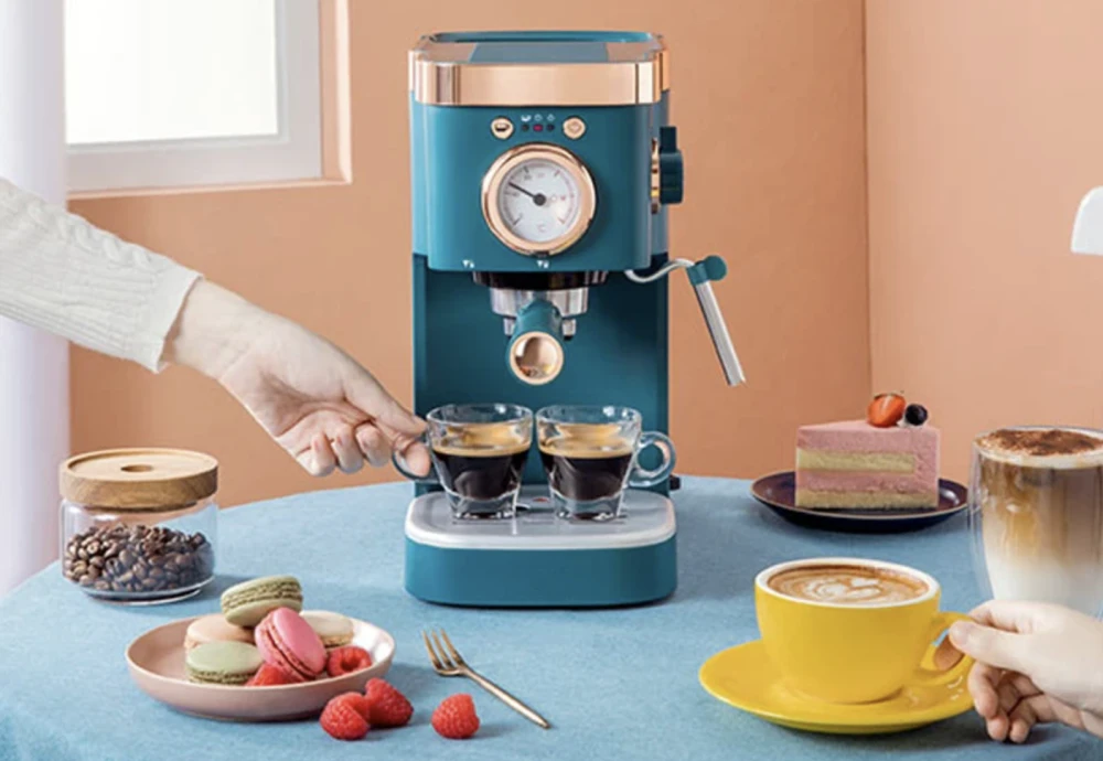 espresso machine with frother and grinder